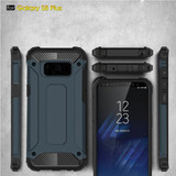 For Galaxy S8 + / G955 Tough Armor TPU + PC Combination Case(Dark Blue)