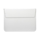 Universal Envelope Style PU Leather Case with Holder for Ultrathin Notebook Tablet PC 15.4 inch, Size: 39x28x1.5cm(White)