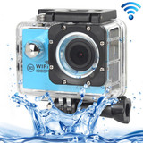 H16 1080P Portable WiFi Waterproof Sport Camera, 2.0 inch Screen,  Generalplus 4248, 170 A+ Degrees Wide Angle Lens, Support TF Card(Blue)