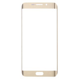 For Galaxy S6 Edge+ / G928  Front Screen Outer Glass Lens (Gold)