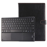 Universal Bluetooth V3.0 Keyboard Detachable Litchi Texture PU Leather Tablet Case with Touchpad for 9.7-10.1 inch Tablet PC(Black)