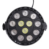 KD-12W 12 LED PAR Light Stage Light, with LED Display, Master / Slave / DMX512 / Auto Run Modes, US Plug