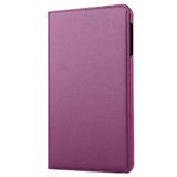 For Galaxy Tab A 10.1 / T580 Litchi Texture Horizontal Flip 360 Degrees Rotation Leather Case with Holder(Purple)