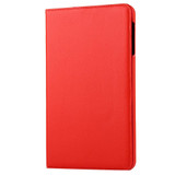 For Galaxy Tab A 10.1 / T580 Litchi Texture Horizontal Flip 360 Degrees Rotation Leather Case with Holder(Red)