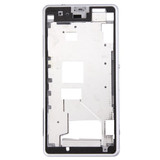Front Housing LCD Frame Bezel for Sony Xperia Z1 Compact / Mini(White)