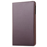 For Galaxy Tab A 10.1 / T580 Litchi Texture Horizontal Flip 360 Degrees Rotation Leather Case with Holder(Brown)