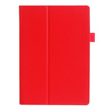 Litchi Texture Horizontal Flip Solid Color Leather Case with Holder for Lenovo TAB 2 A10-30 X30F & TAB 2 A10-70F, 10.1 inch(Red)