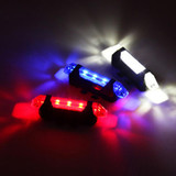 AQY-093 Detachable USB Rechargeable LED Bike Taillight(Blue)