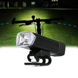 MC-QD001 180 Lumens USB Rechargeable LED Bright Aluminum Light with Handlebar Mount(Black)