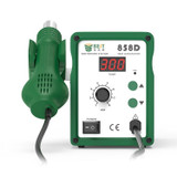 BEST BST-858D+ AC 220V 50Hz 650W LED Displayer Adjustable Temperature Unleaded Hot Air Gun with Helical Wind(Green)