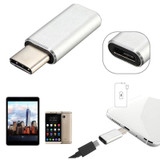 Aluminum Micro USB to USB 3.1 Type-C Converter Adapter(Silver)