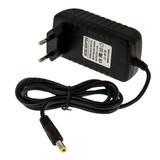 EU Plug AC 100-240V to DC 12V 3A Power Adapter, Tips: 5.5 x 2.1mm, Cable Length: about 1.2m(Black)