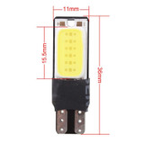 2 PCS T10 6W 180LM White Light Double-Faced 2 COB LED Decode Canbus Error-Free Car Clearnce Reading Lamp, DC 12V
