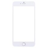 3 in 1 for iPhone 6s Plus (Front Screen Outer Glass Lens + Front Housing LCD Frame + Home Button)(Silver)