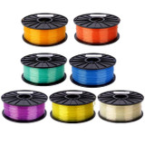 PLA 3.0 mm Transparent 3D Printer Filaments, about 115m(Transparent)