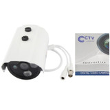 CMOS 420TVL 6mm Lens Metal Material Array LED Color Infrared Camera with 3 LED, IR Distance: 20m