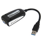 USB 3.0 to VGA Display Adapter, Resolution: 1920 x 1080(Black)