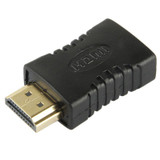 Gold Plated HDMI 19 Pin Male to Female Adapter(Black)