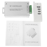 RF Audio Controller for RGB LED Strip Remote Controller(Silver)