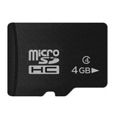 4GB High Speed Class 10 Micro SD(TF) Memory Card from Taiwan, Write: 8mb/s, Read: 12mb/s (100% Real Capacity)(Black)