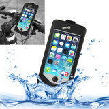 360 Degree Rotation 3 Layer (Plastic + Touch Panel Screen + Silicone Tray) Combination Bicycle Holder for iPhone 5 & 5S