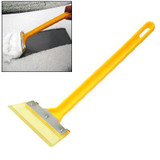 Automobile Supplies Car Snow Brush Snow Shovel Cleaning Scraper(Yellow)