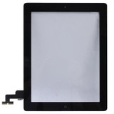 Touch Panel (Controller Button + Home Key Button PCB Membrane Flex Cable + Touch Panel Installation Adhesive) for iPad 2 / A1395 / A1396 / A1397 (Black)