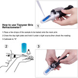 HB-113ATC Brix Hand-Held ATC Refractometer(Black)