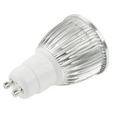 GU10 3W LED Spotlight Lamp Bulb, 3 LED, Adjustable Brightness, White Light, AC 220V