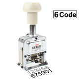 High Performance Metal Material Automatic Numbering Machine (6 Code)(Silver)