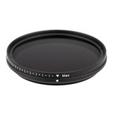 52mm ND Fader Neutral Density Adjustable Variable Filter ND 2 to ND 400 Filter(Black)