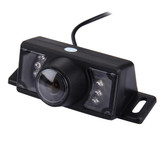 2.4G Wireless DVD Car Rear View Night Vision Reversing Backup Camera with 7 LED , Wide viewing angle: 120(WX320EBS)(Black)