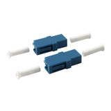 LC-LC Single-Mode Simplex Fiber Flange / Connector / Adapter / Lotus Root Device(Blue)