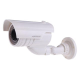 Realistic Looking Dummy Security CCTV Camera with Flashing Red LED