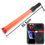 Safety Traffic 3-Mode Control Red LED Baton with DC12V Car Charger, Length: 53.5cm