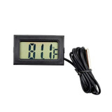 Mini LCD Indoor Digital Thermometer (Fahrenheit Display), Black(Black)