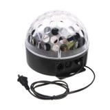 Multifunction  DMX512 10CH Crystal Magic Ball Light, RGB LED with Digital Displayer, Support Sound Activated
