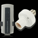 E27 Wireless Remote Control Lamp ,360-Degree(Full Range) Remote Contro(White)