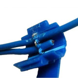 100pcs Cable Clip, Adapt to Line Diameter: 0.8-2.0mm(Blue)