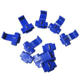 100pcs Cable Clip, Adapt to Line Diameter: 0.8-2.0mm(Blue)