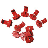 100pcs Cable Clip, Adapt to Line Diameter: 0.3-0.7mm(Red)
