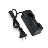 Battery Charger for 18650, Output: 4.2V/ 650mA, US Plug(Black)