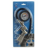 Car Inflator and Gauge Kit, Pressure Range: 0-220PSI