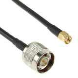 N Male to RP-SMA Converter Cable, Length: 100cm(Black)