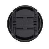 55mm Center Pinch Camera Lens Cap(Black)