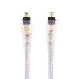 High Quality Firewire IEEE 1394 4Pin Male to 4Pin Male Cable, Length: 5m (Gold Plated)