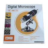 1.3 Mega Pixels 500X USB 2.0 Digital Microscope with 8 LED(Black)