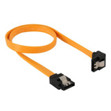Serial SATA Data Cable,With Metal Clip, Length: 40cm