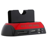 All in 1 Dual 2.5 inch/3.5 inch SATA/IDE HDD Dock Station with Card Reader & Hub