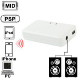 Mini Bluetooth Music Receiver for iPhone 4 & 4S / 3GS / 3G / iPad 3 / iPad 2 / Other Bluetooth Phones & PC, Size: 60 x 36 x 15mm (White)